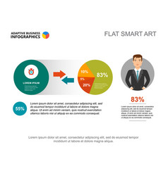 Two Circle Infographic Design Template