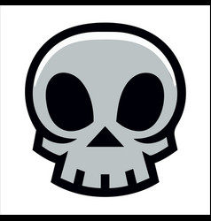 Fun Cartoon Skull Logo