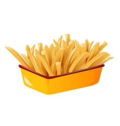 Graphic Of A Fast Food French Fries Serving