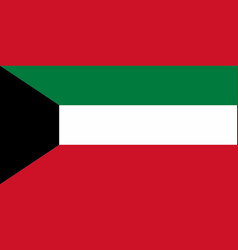 Flag Of The Arab Country Of Kuwait