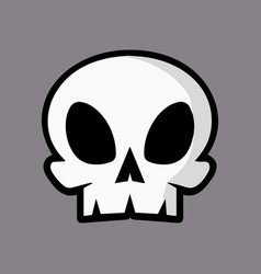 Fun Cartoon Skull Logo