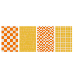 Psychedelic Checkerboard Posters