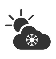 Sunny Day Snow Icon