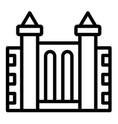 City Market Icon Outline Casablanca