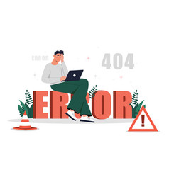 Error 404 Banner Or Concept