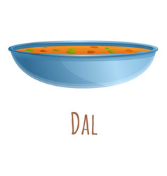 Dal Food Icon Cartoon Style