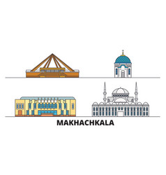 Russia Makhachkala Flat Landmarks