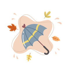 Umbrella For Hygge Autumn Flat Celebration