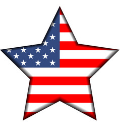 American Flag Star Icon