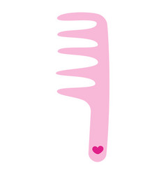 Barbiecore Pink Comb Doll Hair Icon Element