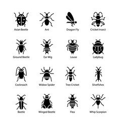 Pest Control Icons Set