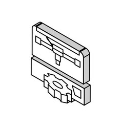 Prototyping Manufacturing Engineer Isometric Icon