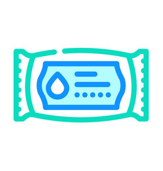 Wet Wipes Color Icon