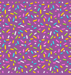 Seamless pattern with many decorative sprinkles Vector Image