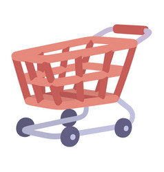 Isolated Colored Shopping Cart Icon