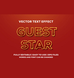 Shiny Guest Star Text Effect