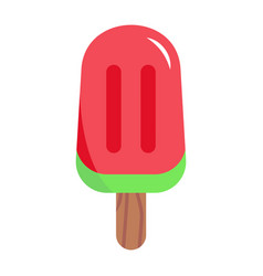 Frozen Food Flat Icon Of Ice Lolly