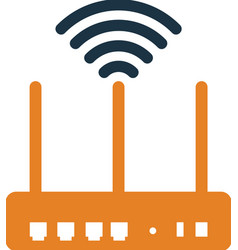 Internet Router Wifi Wireless Icon Editable Logo