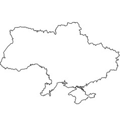 Outline Country State Ukraine Border