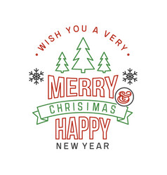 Wish You A Very Merry Christmas And Happy New Year