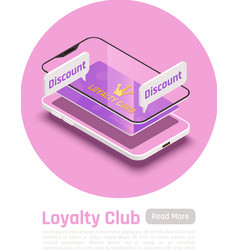 Discount Loyalty Club Background