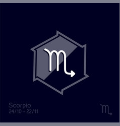 Scorpio Zodiac Sign Astrology Symbol