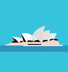 Sydney Opera House On A Blue Background