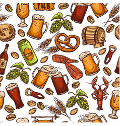 Beer Seamless Pattern