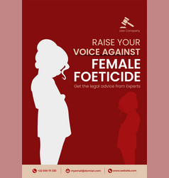 Raise Your Voice Against Female Foeticide Flyer