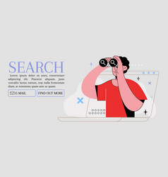 Binocular Search Line Person Job And Web