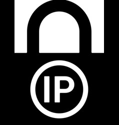 Ip Lockout Ban Icon Black Graphics