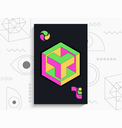 Abstract Geometric Poster