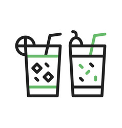 Juice Glasses Icon Image