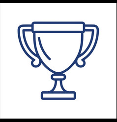 Pictogram Of Victory Trophy Minimal Line Icon