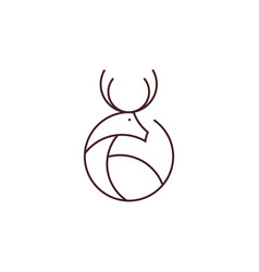 Stag Icon Logo Design