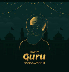 Happy Guru Nanak Jayanti Banner Design Template