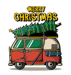 Merry Christmas Camper Van