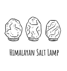 Himalayan Salt Lamps Linear Modern Indigenous