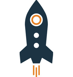 Launch Rocket Ship Icon Editable Logo