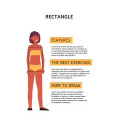 Female Body Shape Rectangle - Features Best