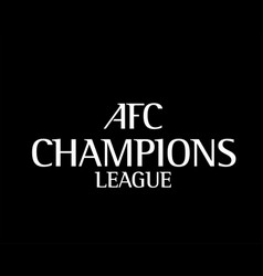 Afc Champions League Logo Name White Symbol