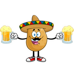 Mexican Potato Cartoon Character