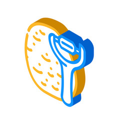 Potato Peeler Isometric Icon