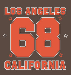 Athletics Typography Stamp California T-shirt