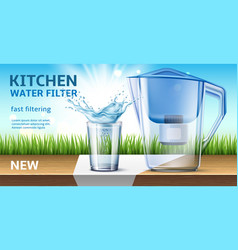 Filtered Water Realistic Filter Glass With