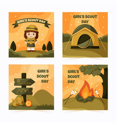 Girl Scout Social Media Post Collection