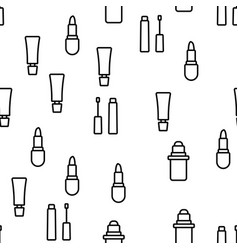 Lip Balm Cosmetic Seamless Pattern