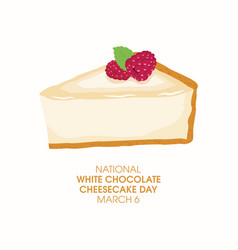 National White Chocolate Cheesecake Day