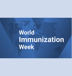 World Immunization Week Holiday Card Poster