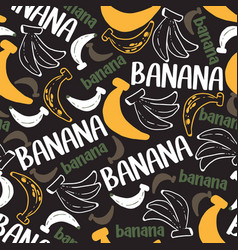 Abstract Retro Banana Fruit Party Seamless